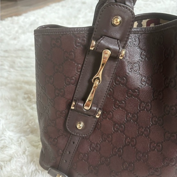 Gucci Brown Guccissima Leather Medium Horsebit Pelham Bag and wallet - Picture 3 of 16